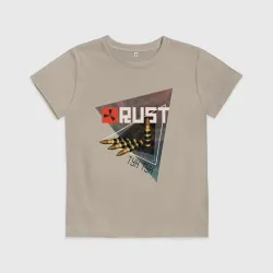 Детская футболка хлопок Rust Стучим в дверь соседу Раст
