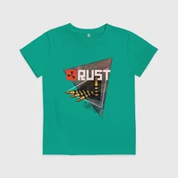 Детская футболка хлопок Rust Стучим в дверь соседу Раст