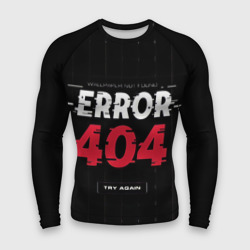 Мужской рашгард 3D "error 404"