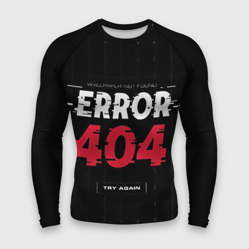 Мужской рашгард 3D "error 404", цвет 3D печать