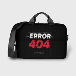 Сумка для ноутбука 3D "ERROR 404"