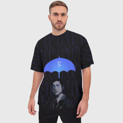 Мужская футболка oversize 3D Академия Амбрелла - Пятый - фото 2