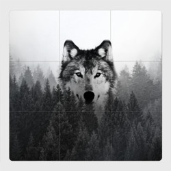 Магнитный плакат 3Х3 Волк