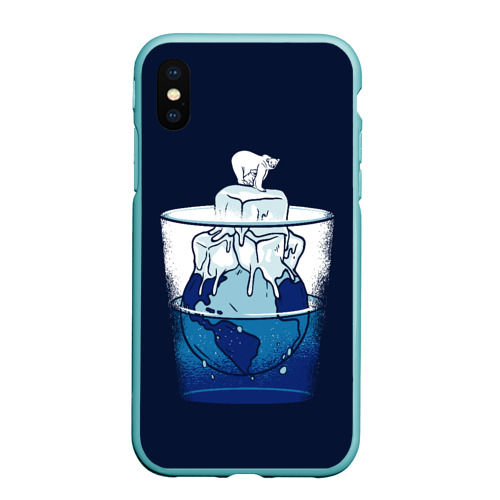 Чехол для iPhone XS Max матовый с принтом Polar Ice Bear, вид спереди #2