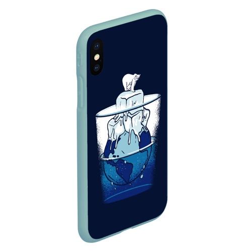 Чехол для iPhone XS Max матовый с принтом Polar Ice Bear, вид сбоку #3