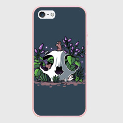 Чехол для iPhone 5/5S матовый Мыши в черепе