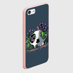 Чехол для iPhone 5/5S матовый Мыши в черепе - фото 2