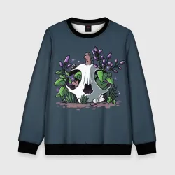 Детский свитшот 3D Мыши в черепе