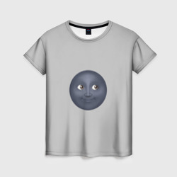 Женская футболка 3D Темная луна