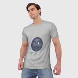 Мужская футболка 3D Темная луна - фото 2