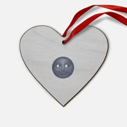 Деревянная игрушка Сердце Темная луна