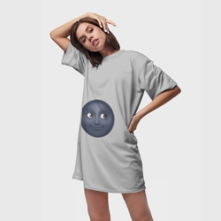 Платье-футболка 3D Темная луна - фото 2