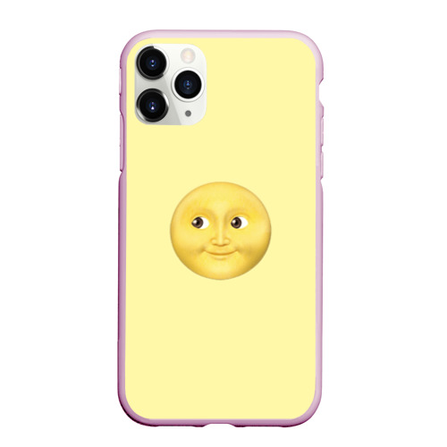 Чехол для iPhone 11 Pro Max матовый Светлая луна, цвет розовый