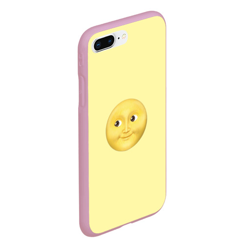 Чехол для iPhone 7Plus/8 Plus матовый Светлая луна, цвет розовый - фото 3