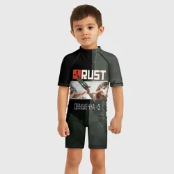 Детский купальный костюм 3D Rust Мамкин Рейдер Раст - фото 2