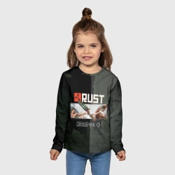 Детский лонгслив 3D Rust Мамкин Рейдер Раст - фото 2