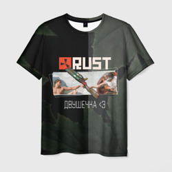 Мужская футболка 3D Rust Мамкин Рейдер Раст