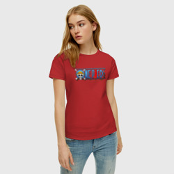 Женская футболка хлопок One piece Ван Пис - фото 2