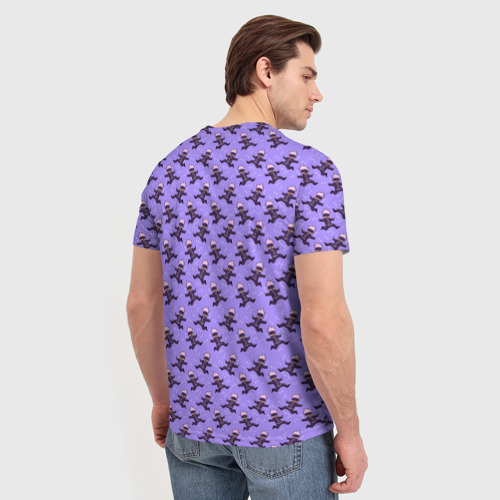 Мужская футболка 3D с принтом ГОДЖО САТОРУ | GOJO SATORU, вид сзади #2