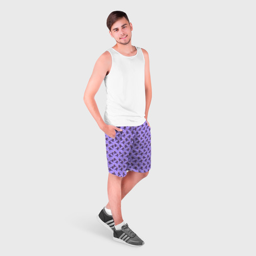 Мужские шорты 3D с принтом ГОДЖО САТОРУ | GOJO SATORU, фото на моделе #1