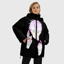 Женская зимняя куртка Oversize Годжо Сатору Gojo Satoru - фото 2