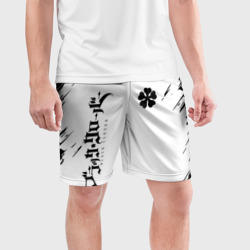Мужские шорты спортивные Черный клеывер аниме - фото 2