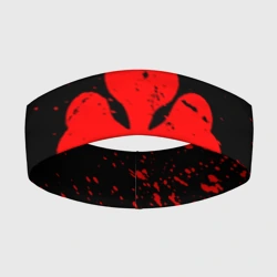 Повязка на голову 3D Черный клевер аниме,