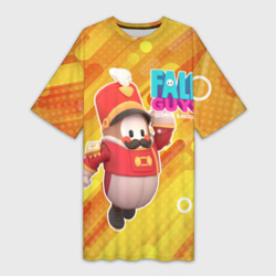 Платье-футболка 3D Fall Guys Щелкунчик