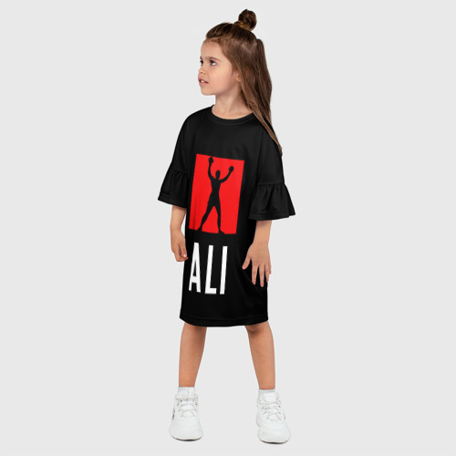 Детское платье 3D Muhammad Ali, цвет 3D печать - фото 3