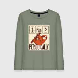 Женский лонгслив хлопок I Nap Periodically