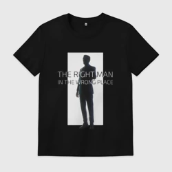 Мужская футболка хлопок The right man