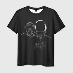 Мужская футболка 3D Daft Punk