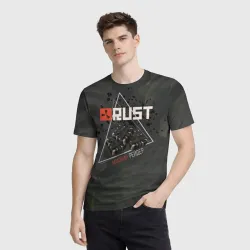 Мужская футболка 3D Rust Мамкин Рейдер Раст - фото 2