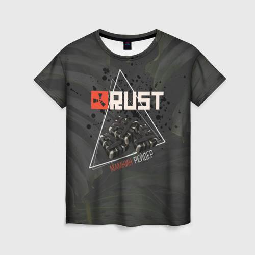 Женская футболка 3D Rust Мамкин Рейдер Раст, цвет 3D печать