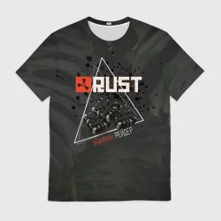 Мужская футболка 3D Rust Мамкин Рейдер Раст