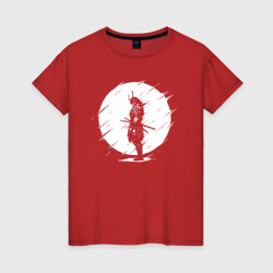 Светящаяся женская футболка Самураи samurai