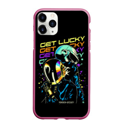 Чехол для iPhone 11 Pro Max матовый Daft punk