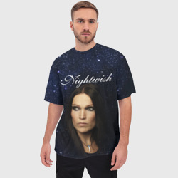 Мужская футболка oversize 3D Nightwish space - фото 2