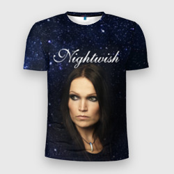Мужская футболка 3D Slim Nightwish space