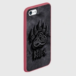 Чехол для iPhone 5/5S матовый Печать Велеса - фото 2