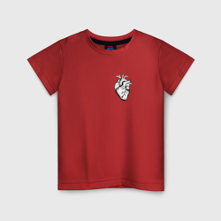 Детская футболка хлопок Анатомическое сердце