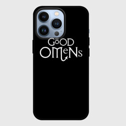 Чехол для iPhone 13 Pro Good omens Благие знамения крылья