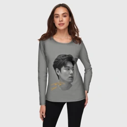 Женский лонгслив 3D Ли Мин Хо Lee Min Ho - фото 2