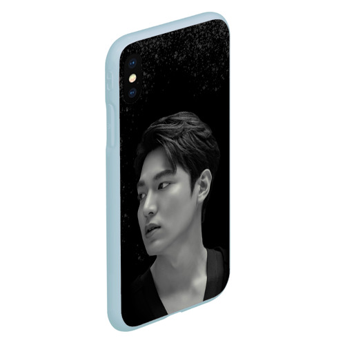 Чехол для iPhone XS Max матовый Ли Мин Хо Lee Min Ho, цвет голубой - фото 3