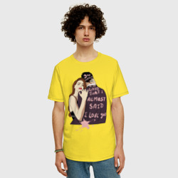 Мужская футболка хлопок Oversize Lana del rey - фото 2