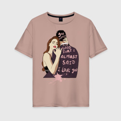 Женская футболка хлопок Oversize Lana del rey