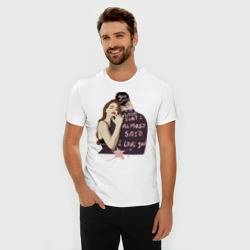 Мужская футболка хлопок Slim Lana del rey - фото 2