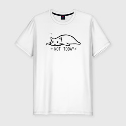 Мужская футболка хлопок Slim Not today не сегодня