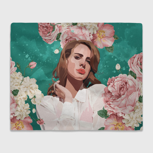 Плед 3D Lana del rey, цвет 3D (велсофт)