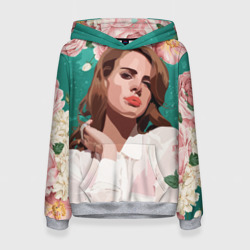 Женская толстовка 3D Lana del rey